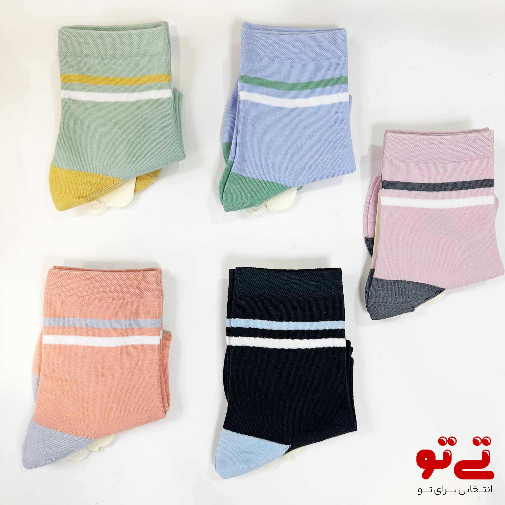 جوراب ساق دار ساده مدل2597